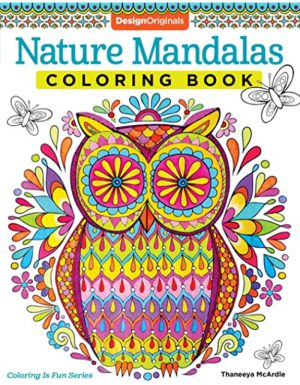 Adult Coloring Book - Nature Mandalas
