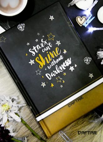 stars can't shine without darkness notebook