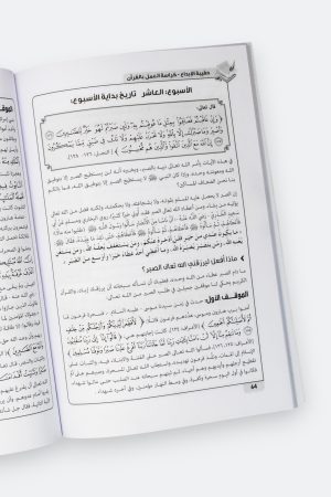 ⁦حقيبة الإبداع في حفظ القرآن والعمل به - كراسة العمل بالقرآن (للأولاد والبنات والوالدين والمعلمين)⁩ - الصورة ⁦6⁩